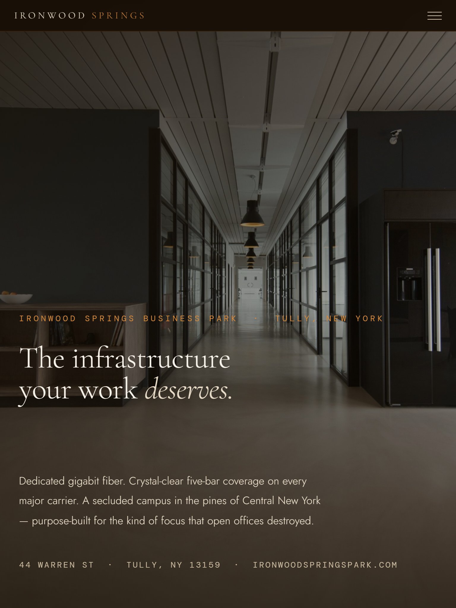 Professional Workspace Campus Website — Brand Launch & Local Infrastructure